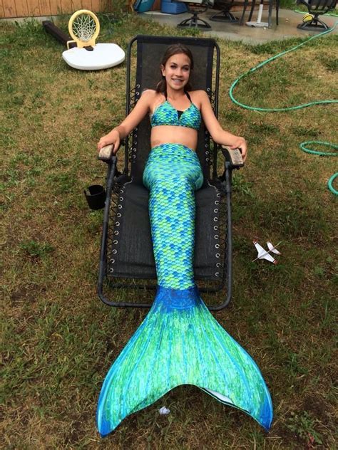 Aussie Green Mermaid Tail From Fin Fun Mermaid Fin Fun Mermaid Tails Girls Mermaid Tail Fin