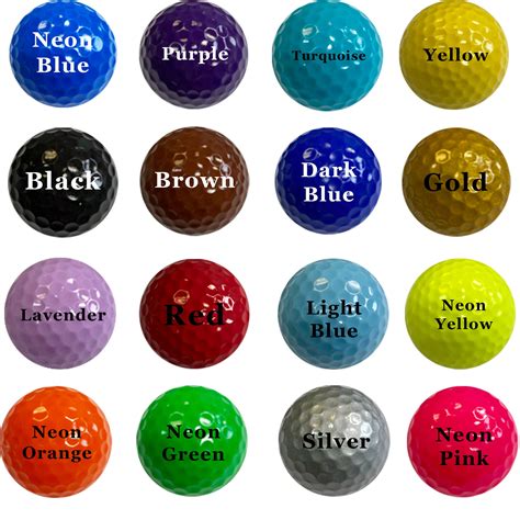 Personalized Colored Golf Balls 3 Pack 6 Pack Or 12 Etsy