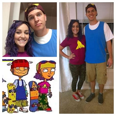 This no sew diy costume project is much easier than you might think. Rocket Power Costume #90skids #DIY | 90s halloween costumes, Halloween custumes, Halloween costumes