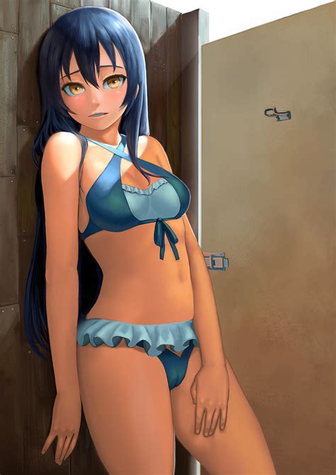 Wallpaper Sonoda Umi Love Live Anime Girls Bikini Cleavage Sexiezpix Web Porn