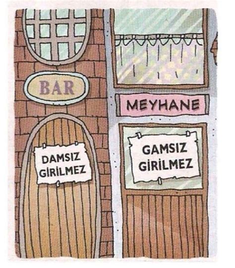 Meyhane Bar Dam Gam Karikat R Mizah Komik