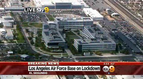 Los Angeles Air Force Base Lockdown Lifted No Arrests No Injuries
