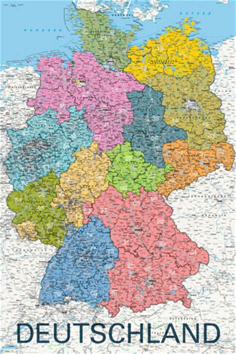 Всё о германии | deutschland. Map - deutschland political 2011 Poster | Sold at Europosters