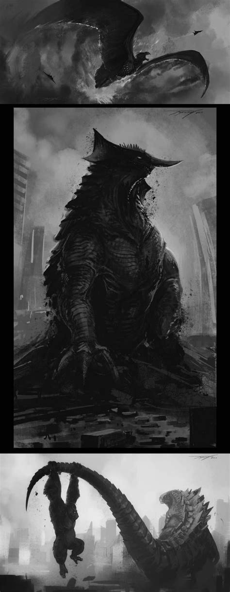 Pin By Kevin The Cutie On Godzilla Godzilla Monster Concept Art All