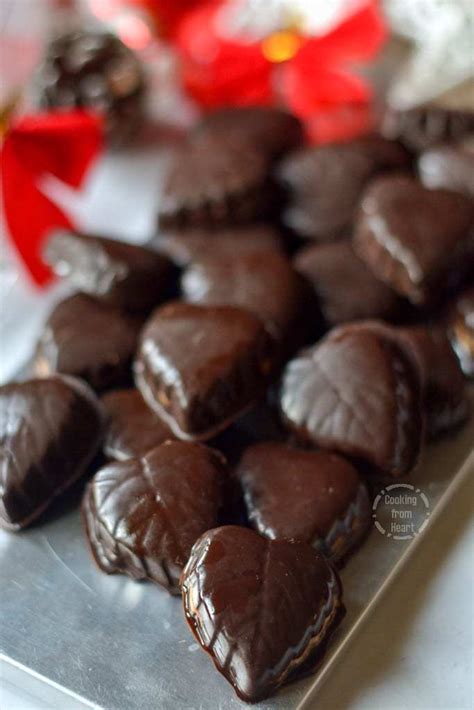 Homemade Peanut Butter Filled Chocolates Cooking From Heart