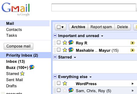 The most advanced temporary email service on the web to keep spam out of your mail and stay safe. Gmail Priority Inbox Puts Important Messages First ...