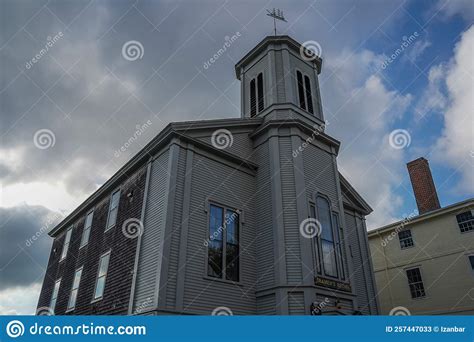 Seamen Bethel Church In New Bedford Whaling Melville Moby Novel Stock