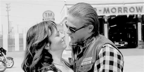 When Jax Pulls Her In For A Kiss Jax And Tara Sons Of Anarchy S