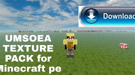 Umsoea Texture Pack For Minecraft Pe Shader Pack Youtube