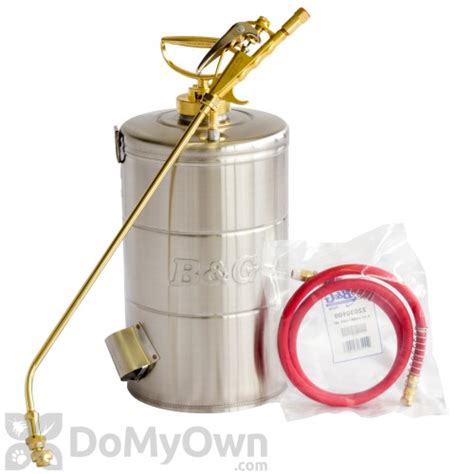 Create a protective insecticide barrier around your property by applying reclaim i/t liquid concentrate with a pump sprayer. B&G Sprayer 2 Gallon 18 in. Wand & Extenda-Ban Valve (N224 ...