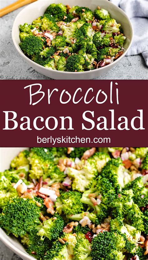 Easy Broccoli Bacon Salad Berlys Kitchen