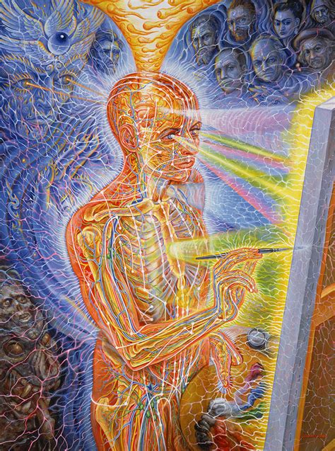 Painting By Alex Grey Archival Ink Gallery