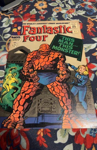 Fantastic Four 51 1966this Thing This Man Upper Mid Grade Comic
