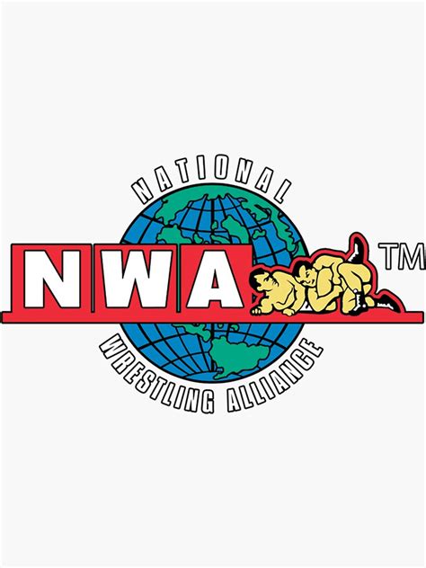 Nwa National Wrestling Alliance Sticker For Sale By Popniche20202