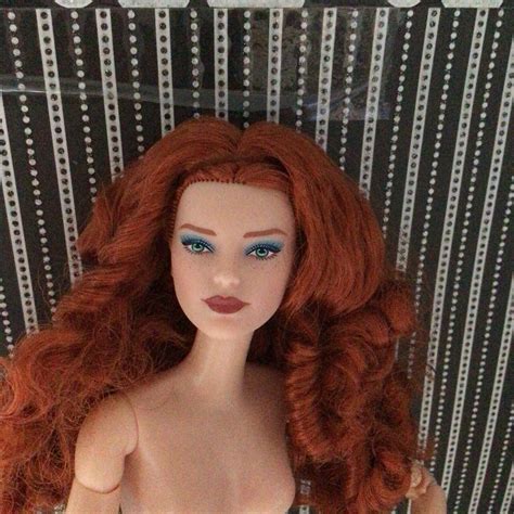 Mattel Nude Barbie Doll Signature Looks 13 Victoria Red Hair Mtm