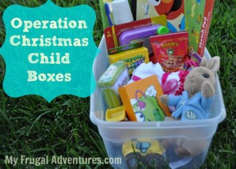 Operation Christmas Child Boxes My Frugal Adventures