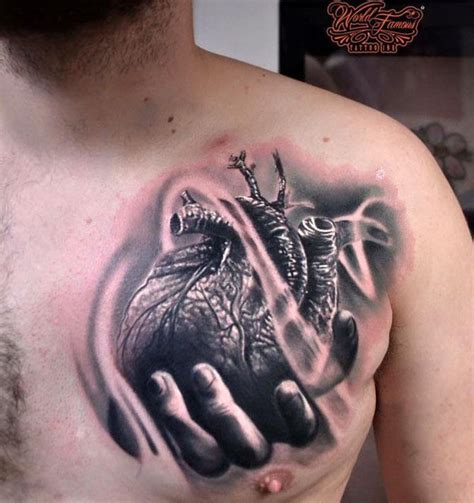 Best 3d Heart Tattoos In The World Best 3d Heart Tattoos 3d Heart Tattoos Best 3d Heart