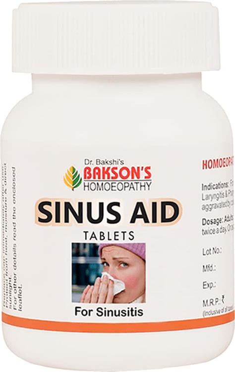 Buy Baksons Sinus Aid Tablet 75 Online And Get Upto 60 Off At Pharmeasy