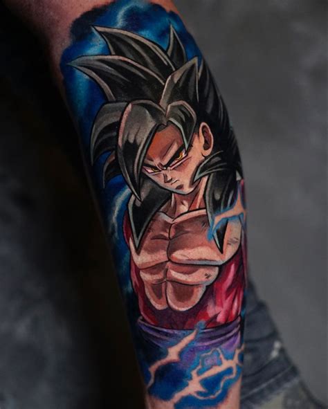 Goku Ssj4 Tattoo By Nicklimpz Artiesten Leeuwentatoeage Idee