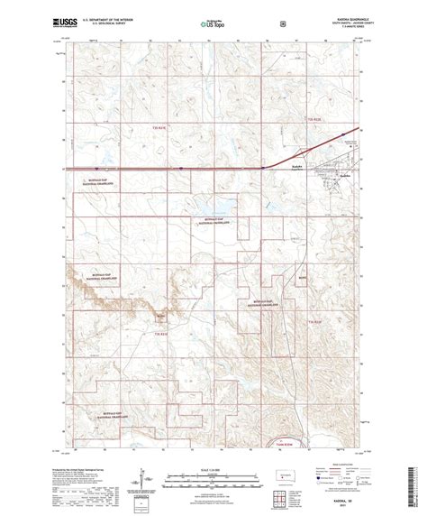 Kadoka South Dakota Us Topo Map Mytopo Map Store
