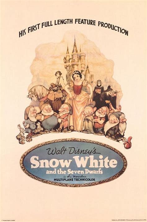 Snow White And The Seven Dwarfs 1937 Poster 3 Trailer Addict