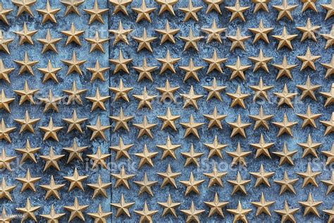 Golden Stars At Wwii Memorial Stock Photo Download Image Now Armed