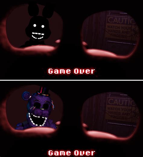 More Fan Made Fnaf 2 Os Game Over Screens This Time The Shadows S