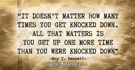 “it Doesnt Matter How Many Times You Get Knocked Down All That
