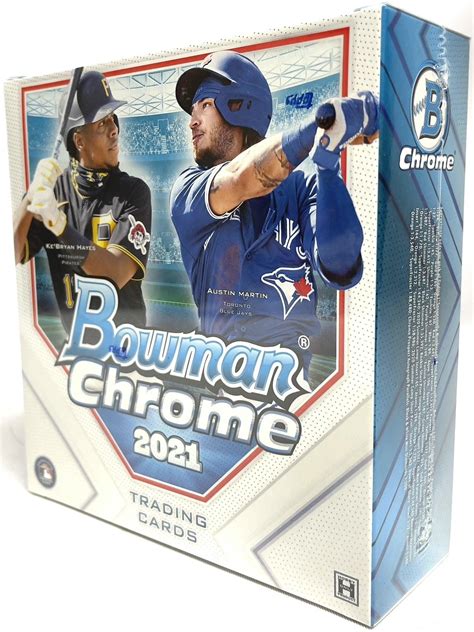 2021 Bowman Chrome Baseball Lite Hobby Box Black And White Mini Diamond Parallels Da Card World