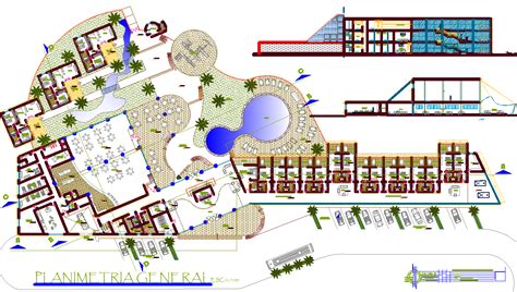 Resort Layout Plan Dwg File Cadbull Images And Photos Finder