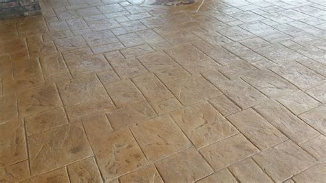 Stamped Concrete Patio - SlabFX - NewLook International