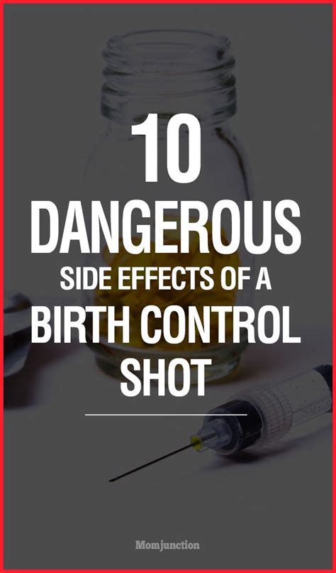 10 dangerous side effects of a birth control shot birth control shot side effects birth