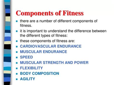 Ppt Components Of Fitness Powerpoint Presentation Free Download Id