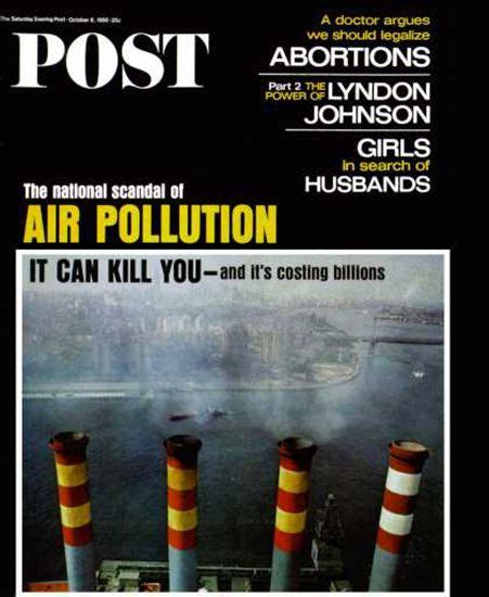 We are please to announce that earth is now part of nautilus. Saturday Evening Post Copyright 1966 Air Pollution ...
