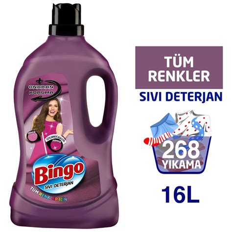 Bingo Onaran Koruma Sıvı Bakım Çamaşır Deterjanı 4 lt 4 lü Fiyatı