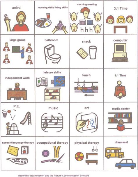Printable Visual Daily Routine Preschool Extra Daily Visual Schedule
