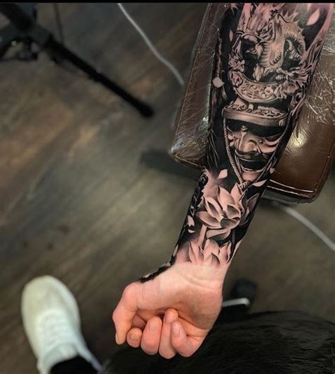 15 Forearm Samurai Tattoos