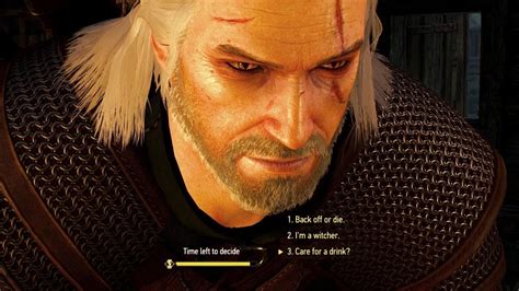 THE WITCHER Geralt S Conversation With Bandits In The Inn All Options K Fps YouTube