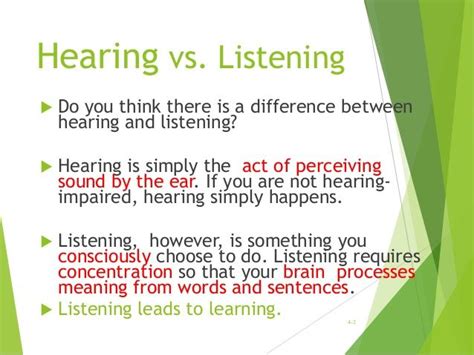 Hearing Vs Listening Listening Quotes Secret Quotes Good Listener
