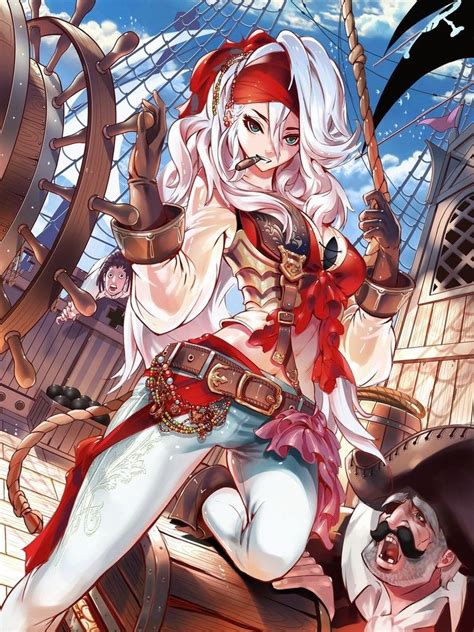 Pin by Catherine Godin on Animé Anime pirate girl Anime pirate Fantasy character design