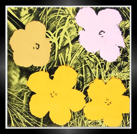 Andy Warhol Flowers 67 From Flowers Portfolio 1970 Screen Print