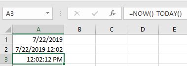 How To Use Today Function In Excel