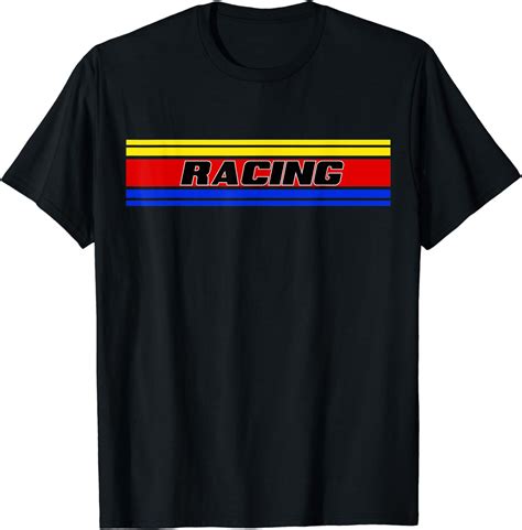 Car Racing Race Track Race Stripes T Shirt Clothing
