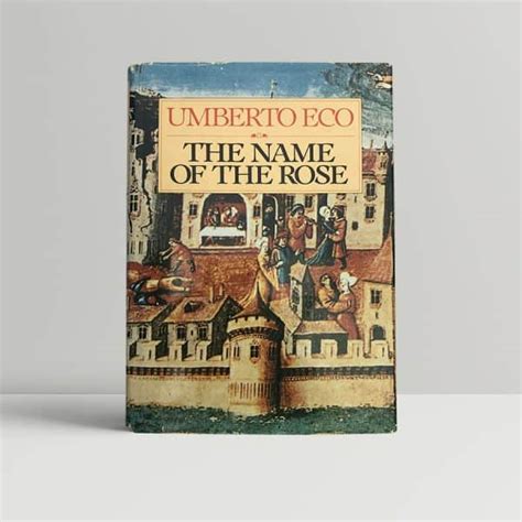 Umberto Eco The Name Of The Rose First Uk Edition 1983
