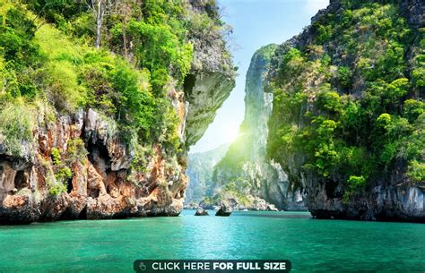 Beautiful Forest Scenery Thailand Travel Most Beautiful Beaches Scenery