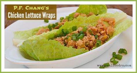 Pf Changs Chicken Lettuce Wraps Recipe