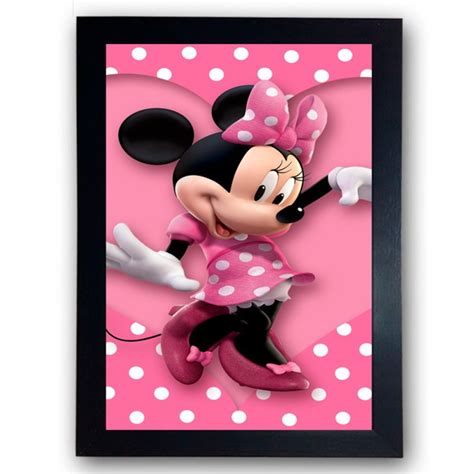 Quadro De Parede Poster Minnie Mouse Mickey Disney C736 No Elo7 Magic Decorações 13ff8a8