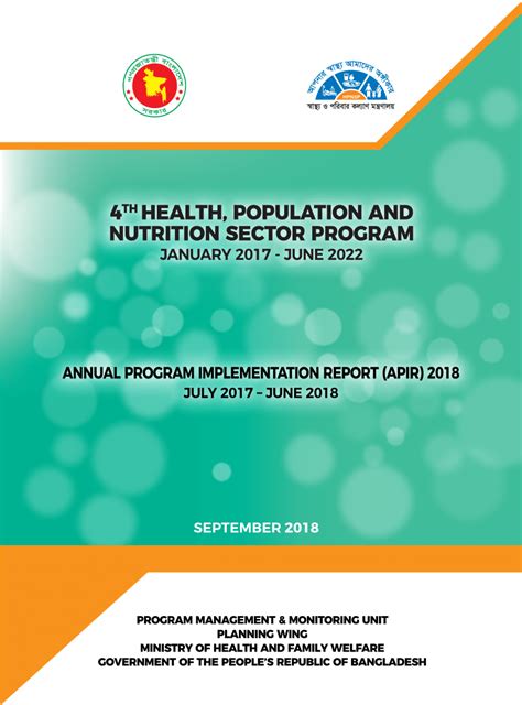Pdf Annual Program Implementation Report Apir 2018 Of The 4th