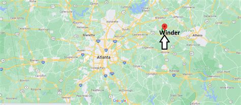 Where Is Winder Georgia What County Is Winder In Where Is Map
