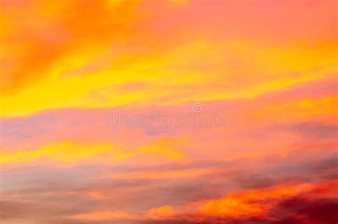Abstract Background Of Colorful Sky In Twilight Stock Image Image Of